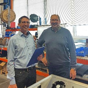 Schematische Darstellung der Lüftung mit dem GRAMMER Solar TWINSOLAR Jährliches Audit von DIN Certco erfolgreich absolviert