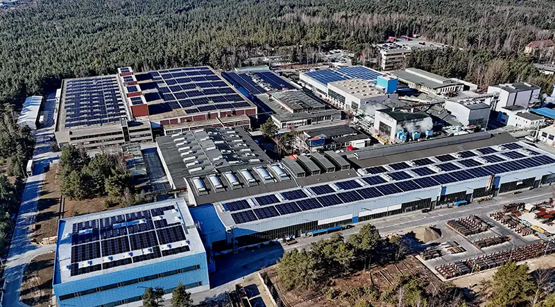 4 MW Sonnenstrom für Gewerbebetrieb