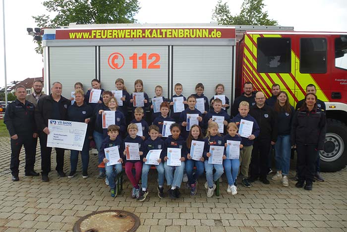 21 Kinder sind Feuer und Flamme in Kaltenbrunn